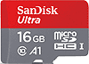 Sandisk Ultra microSD-muistikortti 16 GB CL10